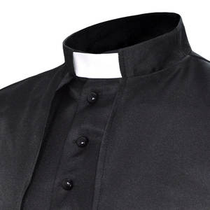 Robe de prêtre vintage médiévale, costume d'Halloween pour homme, cape de pape, pasteur, cape, costume de cosplay, robe de moine de la Renaissance, polyester - Product Image 6