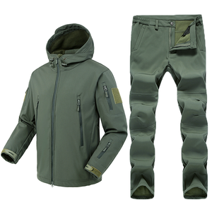 Softshell Uniforme Camping En Plein Air Randonnée <span class=keywords><strong>Veste</strong></span> Tactique <span class=keywords><strong>Imperméable</strong></span> <span class=keywords><strong>et</strong></span> Pantalon Costume <span class=keywords><strong>De</strong></span> <span class=keywords><strong>Chasse</strong></span> - Product Image 2