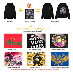 Sweat à capuche épais et surdimensionné en coton unisexe avec logo personnalisé pull de qualité en <span class=keywords><strong>polaire</strong></span> épaisse à capuche vêtements d'hiver pour hommes et femmes - Product Image 5