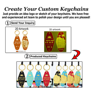 Tùy Chỉnh Biểu Tượng Thư Cá Nhân Vòng Chìa Khóa Khuyến Mại Móc Khóa Cổ Điển Motel Keychain Vàng Kim Loại Kẽm Hợp Kim Khách Sạn Keychain - Product Image 4