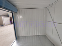 Conteneur mobile préfabriqué en acier, empilable, autoportant, pour stockage portable, pliable