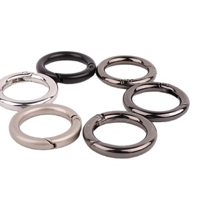 OEM Aluminum Or Zinc Alloy Carabiner Round Flat Locking Climbing Carabiner