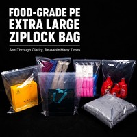 Sacs ziplock personnalisés avec logo, 9 tailles, 35x45 à 55x75 cm, haute résistance, PE vierge, réutilisables, pour vêtements, couettes, emballage et rangement