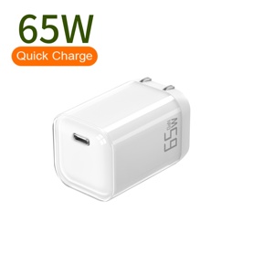 Chargeur rapide GaN PD 65W multicolore 2026, design pliable, prises USJP Type-C, charge rapide durable pour appareils mobiles - Product Image 5