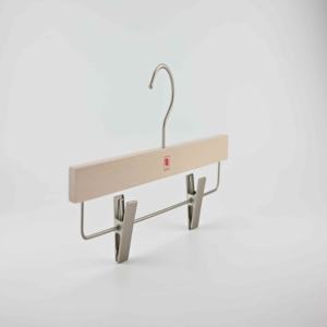 욕실 및 옷장 용 목재 단일 계층 바지 걸이 설계 가능 - Product Image 2