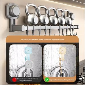 Wholesale Wall Mounted Kitchen Hook <b>Rack</b> No-Punching Hangers <b>Rail</b> Utensils Spoon Shovel Chopping Board Storage - Product Image 4