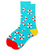 Chaussettes fantaisie en gros à prix abordable, motif imprimé original, en coton et élasthanne, chaussettes épaisses amusantes