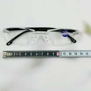 Gafas de lectura sin montura de 250 grados, anti luz azul, zoom inteligente, ultraligeras, graduación autoajustable - Product Image 4