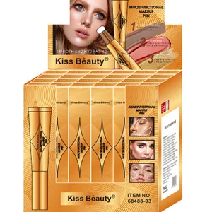 新しいKISSBEAUTY OEMODMリキッドブラッシュコンターメイク蛍光ペン防水リキッドコンター蛍光ペンブラッシャー