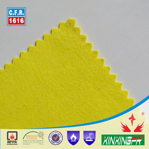 EN20471 100% Cotton Combed Reflective Flame Retardant Safety Fabric High Visibility Fluorescent Knitted for Shirts &amp; Suits - Product Image 1
