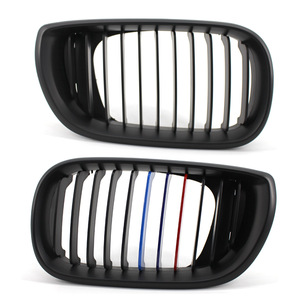 Parrilla Delantera para BMW E46 Serie 3, Estilo M, Negro Mate, Plástico ABS, para Modelos de Cuatro Puertas 2002-2005 - Product Image 1