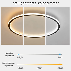 New <b>Modern</b> Indoor <b>Lighting</b> 38W 50W 60W Ultra Thin <b>Modern</b> Minimalist Pendant Lamp Round <b>Led</b> <b>Ceiling</b> Lamp for Living Room Bedroom - Product Image 3