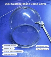 OEM ODM Custom Optical-Grade Transparent PC Dome Cover | Precision Injection Molding & Mold Making Service, Tolerance ±0.02mm
