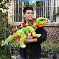 Marionnette de dinosaure animatronique interactive pour l'éducation scolaire, jouet pour bébé, idéale pour les spectacles en parcs à thème et les activités familiales