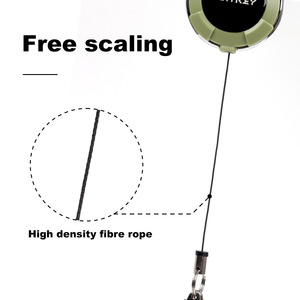 Luya Dây Thép Dây Kính Thiên Văn Khóa Leo Núi Ngoài Trời Dễ Dàng Kéo-up Câu Cá Móc Chìa Khóa Chống Mất Huy Hiệu Chủ - Product Image 5