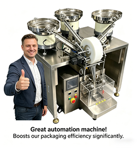 Macchina Multifunzionale Automatica Verticale per Conteggio e Confezionamento di Compresse e Pillole - Product Image 6