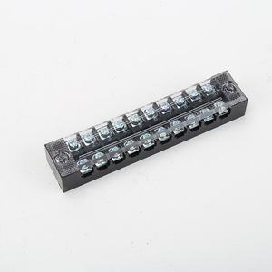 TB-15A/10P เทอร์มินัลบล็อก 10 ขั้ว 150A การเชื่อมต่อแบบสกรูทองแดง ติดตั้งบนแผง - Product Image 1