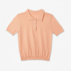 ODM y OEM, Camiseta Polo de Punto para Adultos, Color Sólido Informal, Tejido de Punto Antiarrugas, 100% Acrílico, Hecho en Vietnam - Product Image 1
