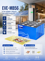 Almacenamiento de energía solar en existencias para UE y EE. UU. MB31 Lifepo4 Cell LF560K V3 LFP 560 280ah 620ah EV MB56 3,2 V 560AH Batería de fosfato de litio