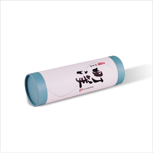 Caja cilíndrica para vino, cilindro grande de papel de embalaje, redondo, blanco, 9 en cajas de cilindro alto - Product Image 4