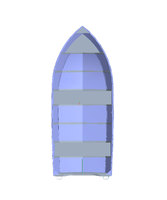 Bateau de pêche sportif en alliage d'aluminium léger pour plongeur, durable, écologique, faible entretien et usage récréatif