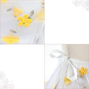 Nouvel arrivage jupe de <span class=keywords><strong>Ballet</strong></span> 2 couches motif fleuri jupe de danse - Product Image 3