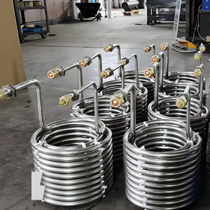 Permutador de calor titânio espiral Gr2 16mm OD anti-entupimento para refrigeração marinha e equipamentos de recuperação de calor - Product Image 3