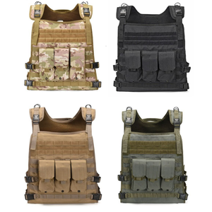 Vanda 600D Nylon <strong>Black</strong> Molle <strong>Plate</strong> <strong>Carrier</strong> Tactical <strong>Vest</strong> for Personal Defense Equipment - Product Image 3