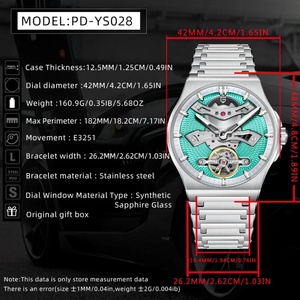 2025 New Pagani Design 42MM Automatic <b>Mechanical</b> <b>Watch</b> Luxury Sapphire Glass 100m Waterproof Stainless Steel Men's <b>Watch</b> - Product Image 6