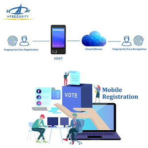 Hfsecurity fp07 Hệ thống an ninh RFID Hệ thống kiểm soát truy cập cửa mặt thẻ Android máy tính bảng thông minh với Máy quét dấu vân tay - Product Image 3