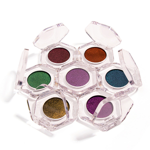 Palette de fards à paupières Beautychain 16 couleurs, logo personnalisé, sans cruauté, pour performance scénique, paillettes pressées, directement de l'usine, résistant à l'eau - Product Image 2