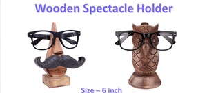 Support à lunettes en bois de qualité supérieure pour présentoir de lunettes sur bureau ou table, disponible au meilleur prix du marché - Product Image 4