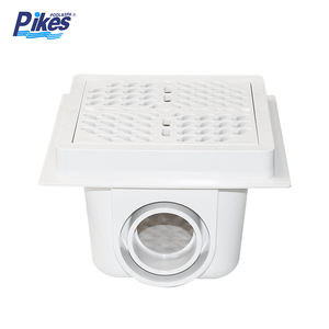 Precio al por mayor Desagüe principal antideslizante Accesorios <span class=keywords><strong>para</strong></span> <span class=keywords><strong>piscinas</strong></span> Desagüe principal <span class=keywords><strong>Cubierta</strong></span> cuadrada blanca <span class=keywords><strong>para</strong></span> equipos sobre el suelo - Product Image 2