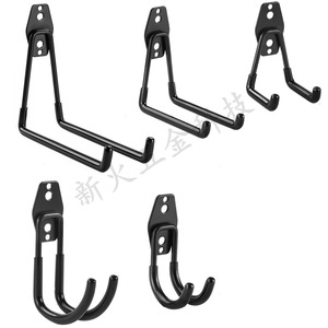 Crochets de rangement en gros - Lot de 16 avec revêtement antidérapant, fixation murale robuste pour suspendre vélos, échelles, outils de jardin - Product Image 5