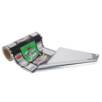 Film en rouleau de sachet laminé en aluminium BOPP de qualité alimentaire pour la vente en gros aux fabricants, idéal pour les poudres protéinées et les chips