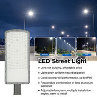 Lampadaire LED extérieur étanche IP65 en aluminium moulé sous pression pour éclairage commercial, routes publiques et parkings, 50W 100W 150W 200W