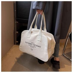 Minimalist Casual <b>Canvas</b> Handbag <b>Large</b> Capacity Tote <b>Bag</b> - Product Image 2