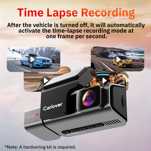 Caméra embarquée Carlover GPS Fisheye 3 canaux 4K, <span class=keywords><strong>Dashcam</strong></span> 3 canaux 5G WIFI, Caméra de voiture 4K+1K+1K, <span class=keywords><strong>Dashcam</strong></span> AI Wifi - Product Image 6