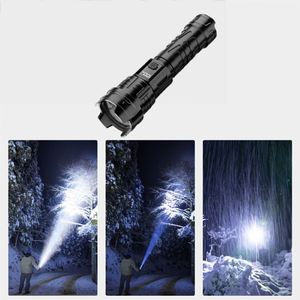 2025 New Arrival Flashlight <b>Rechargeable</b> <b>LED</b> <b>Light</b> Portable Waterproof High Lumens Tactical Torch for Camping - Product Image 5