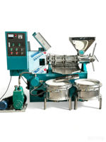 Presse à huile à vis 100 modèles 7,5 kW 380 V 200 kg/h pour pressage à froid et à chaud de moutarde, colza, sésame, arachide