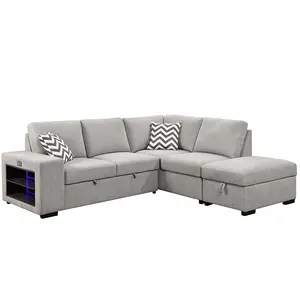 Tianhang mobili soggiorno moderno divano letto fornitura diretta in fabbrica di lusso con USB e presa divano letto
