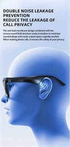 Gafas de Sol Inteligentes con Audio, Altavoz y Micrófono Integrados, Audio de Oído Abierto, Llamadas con Manos Libres, Batería Recargable, Bloqueo de Rayos UV - Product Image 3