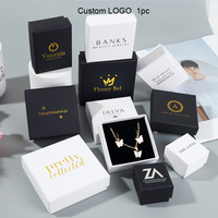 Boîte à bijoux, colliers Rectangle en papier de luxe, motif marbré, boucles d'oreilles, vente en gros, pièces
