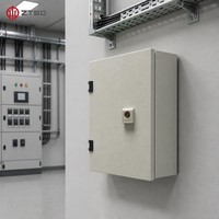 Armoire de distribution électrique métallique résistante aux intempéries pour systèmes de réseau intelligent