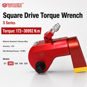 ประแจแรงบิด WREN รุ่น S45 ทำจากอะลูมิเนียมไทเทเนียม ระบบไฮดรอลิก พร้อมหัวสี่เหลี่ยมแบบเปลี่ยนได้ สำหรับขันน็อตงานหนัก - Product Image 1