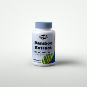Venta al por Mayor OEM - Personalizable - Extracto de Bambú, 400 mg, 240 Cápsulas - Vegano, Sin Gluten y Sin OMG - 120 Porciones con 800 mg - Product Image 1