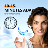 Kit Profesional de Blanqueamiento Dental en Casa con 16 Luces LED y Geles Orgánicos Sin Peróxido para un Blanqueamiento Efectivo