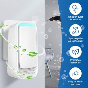 Purificador de Aire Iónico Silencioso, Limpiador de Iones Negativos Enchufable, Eliminador de Olores Portátil para el Hogar, Baño, Oficina, Cocina, Casas de Mascotas - Product Image 2