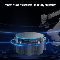 Actuador de articulación robótica sin escobillas de 80 mm con caja de engranajes planetaria integrada, 310 RPM, 6 Nm, motor servo impermeable para robótica