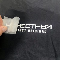 Étiquettes en silicone personnalisées de haute qualité, sans étiquette, transfert thermique avec lettres et chiffres 3D, logo de nom